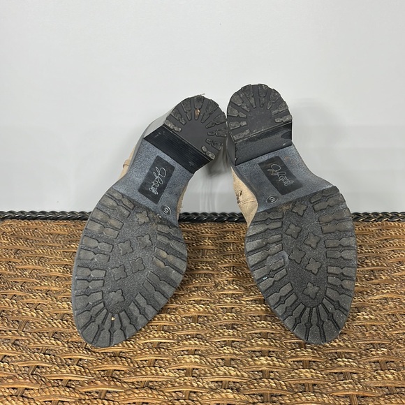 NWOT brown Jacqueline smith boots with chunky heel and  zipper on side - Picture 5 of 6